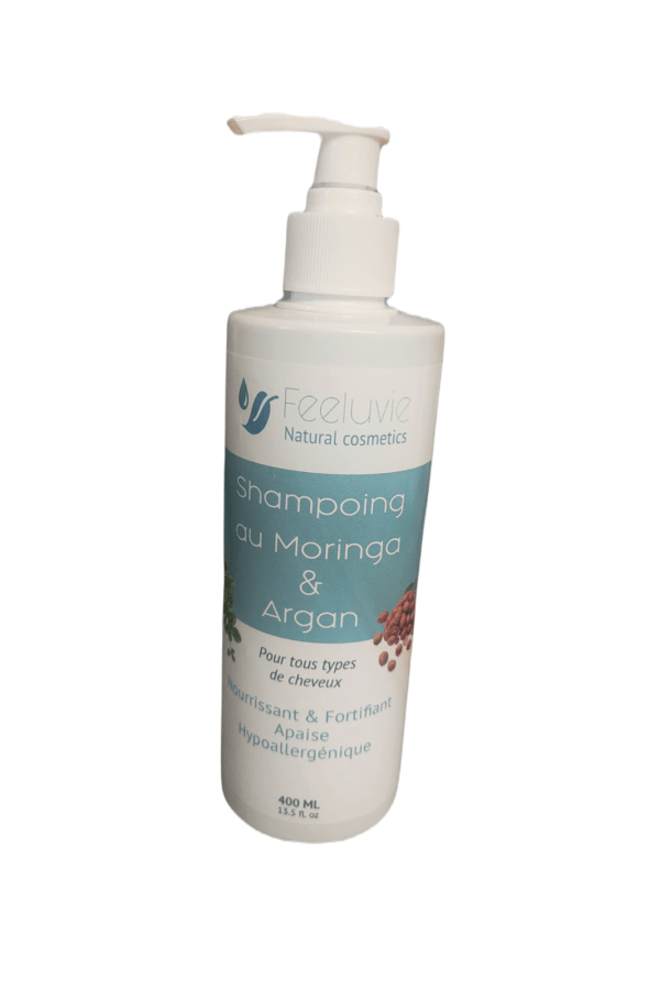 shampoing huile d'argan et moringa 400 ml