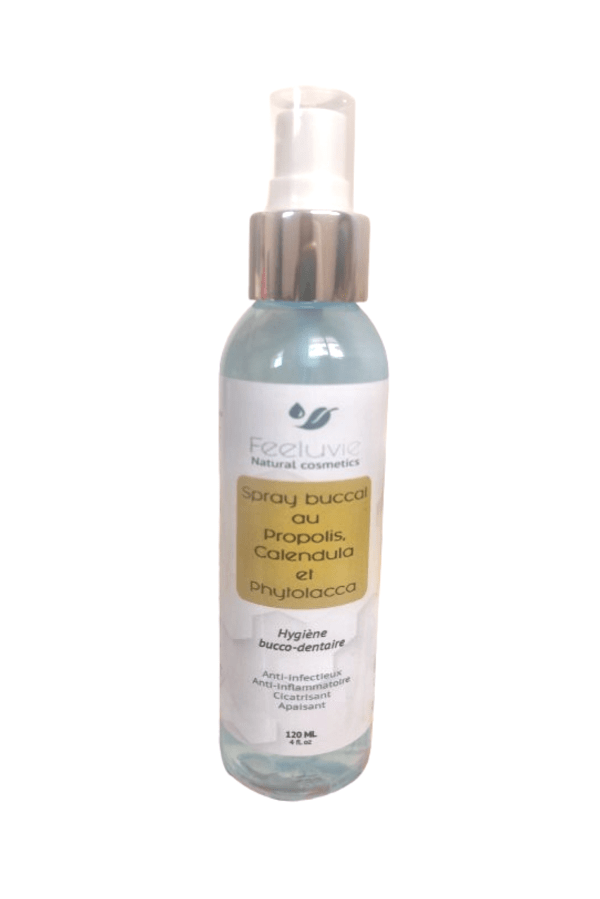 bain de bouche naturel rafraichissant propolis, calendula & phytoloacca 120 ml